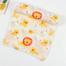 Load image into Gallery viewer, Newborn Swaddle Baby Multi-use Bamboo Cotton Blanket Infant Newborn Baby Wrap Blanket For Girls And Boys