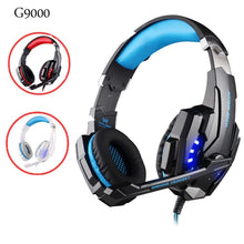 Load image into Gallery viewer, NEW STEVVEX Modern G2000 G9000 Gaming Headsets Big Headphones with Light Mic Stereo Earphones Deep Bass for PC Computer, Laptop and Gaming