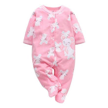 Load image into Gallery viewer, Home Love Romper Fleece Jumpsuit For Newborn Baby Boys And Baby Girl New Born Baby Clothes
