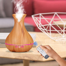 Load image into Gallery viewer, 500ML Essential Oil Diffuser Waterless Auto Off,Seven Color Ultrasonic Aromatherapy Humidifier with Adjustable Mist Model,Diffuser for Bedroom Bathroom Home Office spa Yoga