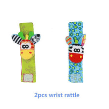 Load image into Gallery viewer, Colorful Wrist Rattles Infant Baby Kids Socks Rattle Toys Foot Socks Educational Toy High Quality Babies Gift