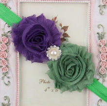 Load image into Gallery viewer, Handmade Flower Newborn Headwear Head Wrap Band Hairband Gift Toddlers For Baby Girls