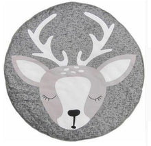 Load image into Gallery viewer, Modern Luxury Animal Carpet For Baby Play Mats Wewborn Infant Soft Sleeping Mat Cotton Rabbit Lion Raccoon Swan Pegasus Koala Cat Bear Carpet For Kids
