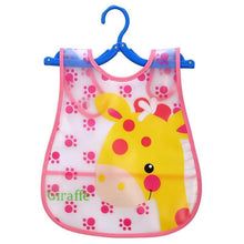 Load image into Gallery viewer, Adjustable Baby Bibs Waterproof Lunch Feeding Bibs Baby Cartoon Feeding Cloth Children Baby Bib for Kids