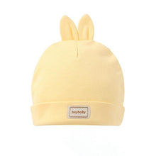 Load image into Gallery viewer, Cute Kids Hat Cap with Bibs Candy Solid Colors Beanies Cotton Born Baby Hat Bibs Toddler Infant Caps For Kids Baby