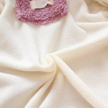 Load image into Gallery viewer, Baby Girls Winter Coats Newborn Baby Thick Velvet Outerwear For Toddler Hoodies For Girls With Heart Print Design For Girls And Babies