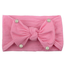 Load image into Gallery viewer, Modern Baby Headband Turban Flower Bow Newborn Baby Girl Headbands Elastic hairband For Girls Baby