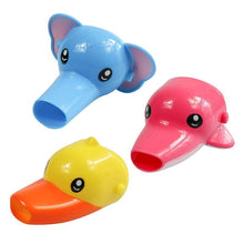Load image into Gallery viewer, Modern Happy Fun Animals Faucet Extender For Bathroom Baby Tubs Kids Hand Washing Bathroom Sink Accessories
