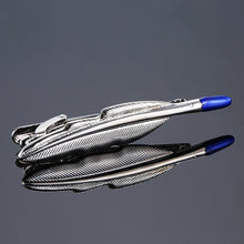 Load image into Gallery viewer, Necktie Tie Clip Feather Mustache Tie Clip Quality Men Unique Tie Clip Glasses Scissors Necktie Pin Beautiful Designs Necktie Clip Tie Clip Men Luxury Vintage Tie Clips
