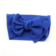 Load image into Gallery viewer, Adjustable Big Bow Headwrap Top Knot Headbands Over Sized Bow Hair Turban for Newborn Girl