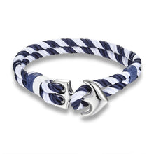 Load image into Gallery viewer, High Quality Anchor Bracelets Charm Nautical Survival Rope Chain Paracord Bracelet Male Wrap Metal Sport Hooks For Men