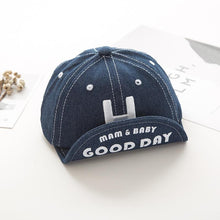 Load image into Gallery viewer, Cotton Baby Adjustable Letter Baseball Caps For Boys & Girl Hats Children Snapback Hip-Hop Sun Hat In Modern Style
