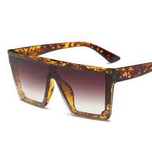 Load image into Gallery viewer, Top Luxury Modern Oversized Square Gradient Elegant Unisex Sunglasses For Men and Woman Brand Black Square Shades With UV400 Protection