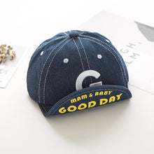 Load image into Gallery viewer, Cotton Baby Adjustable Letter Baseball Caps For Boys & Girl Hats Children Snapback Hip-Hop Sun Hat In Modern Style