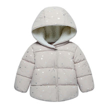 Load image into Gallery viewer, Designer Luxury Elegant New Winter Baby Outerwear Hooded Printed Cotton Padded Jacket and Coats For Babies and Girls Kids