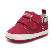 Load image into Gallery viewer, First Walkers Infant Babies Shoes Sole Soft Canvas Solid Footwear For Newborns Toddler Classic Style Sneakers
