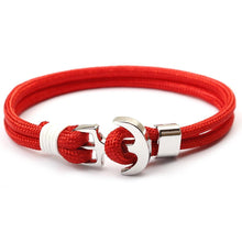 Load image into Gallery viewer, Luxury Modern Handamde Multilayer Anchor Bracelets Charm Survival Rope Chain Fashion Jewelry Bracelet For Men and Women