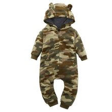 Load image into Gallery viewer, Modern Colorful Interesting Newborn Baby Unisex Warm Clothing Long Sleeved Cotton Romper For Kids