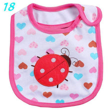 Load image into Gallery viewer, Cartoon Cotton Baby Bib Infant Saliva Towels Baby Waterproof Bibs Newborn Wear Babies Accessories