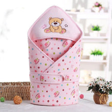 Load image into Gallery viewer, Cotton Infant Baby Sleeping Bag Envelope For Newborn Baby Bedding Wrap Sleepsack For Baby Blanket
