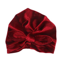 Load image into Gallery viewer, New Modern Baby Hat for Girls Autumn Winter Baby Cap Turban Great for Photography Props Elastic Infant Design