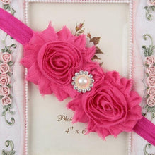 Load image into Gallery viewer, Handmade Flower Newborn Headwear Head Wrap Band Hairband Gift Toddlers For Baby Girls