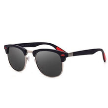 Load image into Gallery viewer, Popular Retro New Polarized Men's Sunglasses UV400 Square Half Metal Frame Ladies Sunglasses Brand Design Glasses Driving Sunglasses
