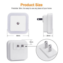 Load image into Gallery viewer, STEVVEX LED Night Light Mini Light Sensor Control EU US Plug Nightlight Lamp For Children Kids Living Room Bedroom Lighting