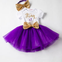 Load image into Gallery viewer, Baby First Birthday Outfits Tutu Tulle for 1 Year Party Fluffy Pink Communion Toddler Christening Gown Dresses For Girls