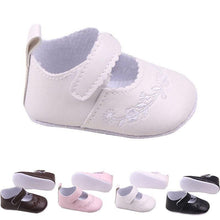 Load image into Gallery viewer, Newborn Baby Girl Shoes First Walkers Lovely Sneakers Infant Kids Girls Princess Shoes