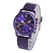 Load image into Gallery viewer, Analog Women watches Quality Fashion Roman Numerals Faux Leather Analog Quartz Ladies watch Bracelet Clock Gift For Women Lady and Girls