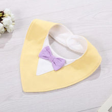 Load image into Gallery viewer, Infant Kids Bibs For Boy/Girls Newborn Feeding Waterproof Toddlers Soft Bow Burp Tie Scarf For Children