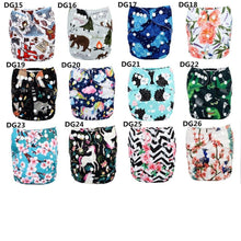Load image into Gallery viewer, Baby Pocket Cloth Diaper Nappy Reusable Adjustable Washable No Inserts Nappie For Baby In Modern Printed Style