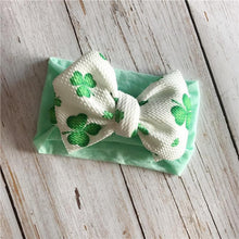 Load image into Gallery viewer, Infant Nylon Print Fabric Headband Baby Girl Headbands for Girls Bows Baby Turban Headwrap Newborn Hairband For Girls