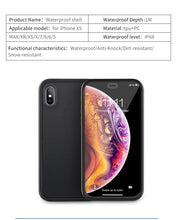 Load image into Gallery viewer, Underwater Case For iPhone Case Shockproof Diving Waterproof Case For iPhone 12 11 Pro Max XS MAX XR Cover Phone Full Body Shockproof Case for iPhone 12 Pro Max Case with Screen Protector Dust Proof Phone Case Cover for iPhone