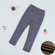 Load image into Gallery viewer, Baby Girls Leggings Thick Warm Dot Pants Kid Girl Leopard Plus Pants Children Vintage Flowers Trousers For Girls Kids
