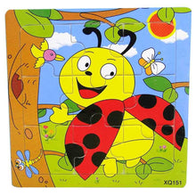 Load image into Gallery viewer, 1 Pcs Animal Wooden Puzzles For Children In Wooden 3D Mosaic Puzzles Kids Educational Toys Design For Baby Birthday Gifts