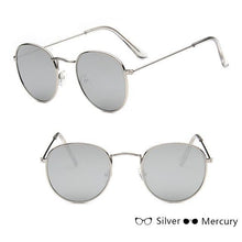 Load image into Gallery viewer, Luxury Leon Classic Small Round Unisex Sunglasses For Women and Men Mirror Sun Glasses Vintage Style With UV400 Protection