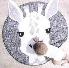 Load image into Gallery viewer, Luxury Mdoern Cartoon Animals Baby Play Mat Foldable Kids Crawling Pad Round Carpet Rug Toys Cotton Children Room Decor Photo Props Carpet For Kids