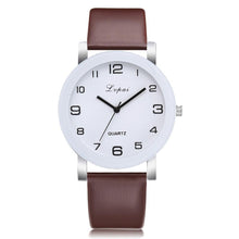 Load image into Gallery viewer, Woman's Watch Fashion Simple White Quartz Wristwatches Sport Leather Band Casual Ladies Watches For Women and Girls