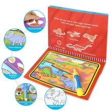 Load image into Gallery viewer, Magic Water Drawing Books Coloring Books Doodle & Magic Pen Painting Drawing Board Children Painting Toys Birthday Gifts