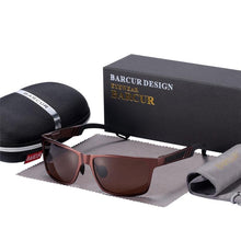 Load image into Gallery viewer, Aluminum Polarized Sunglasses Men Polarized Sun Glasses Square Eyewear For Men And Boys With UV400 Protection