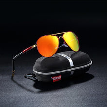Load image into Gallery viewer, Luxury Pilot Aviation Polarized High Quality Metal Frame Sunglasses With UV400 Protection