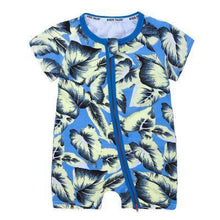 Load image into Gallery viewer, Modern Printed Newborn Baby Short Sleeved Cotton Jumpsuit Infant Cartoon Animal Costumes Clothing For Girls and Boys Kids