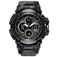 Load image into Gallery viewer, Army Green Modern Sport Waterproof 50M Men Watches With LED Digital Display In Military Armi Relogio Masculino Style