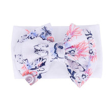 Load image into Gallery viewer, Modern Fashion Floral Headband Newborn Baby Elastic Hairbands Pearl Fresh Style Bow Knot For Girls