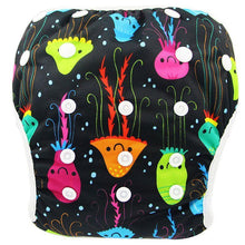 Load image into Gallery viewer, Baby Swimming Waterproof Adjustable Reusable Washable Cloth Pool Pant Diaper Cover