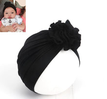 Load image into Gallery viewer, New Fashion Elegant Flower Baby Hat Newborn Elastic Baby Turban Hats for Girls In Modern Design