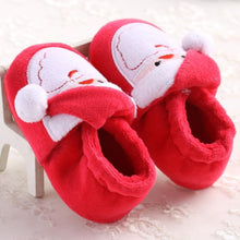 Load image into Gallery viewer, Unisex Baby Shoes Baby Boys Girls Winter Warm Santa Claus First Walkers Cute Christmas Baby Boots