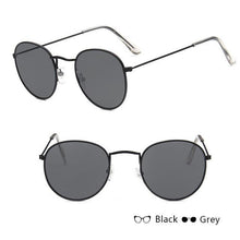 Load image into Gallery viewer, Luxury Leon Classic Small Round Unisex Sunglasses For Women and Men Mirror Sun Glasses Vintage Style With UV400 Protection